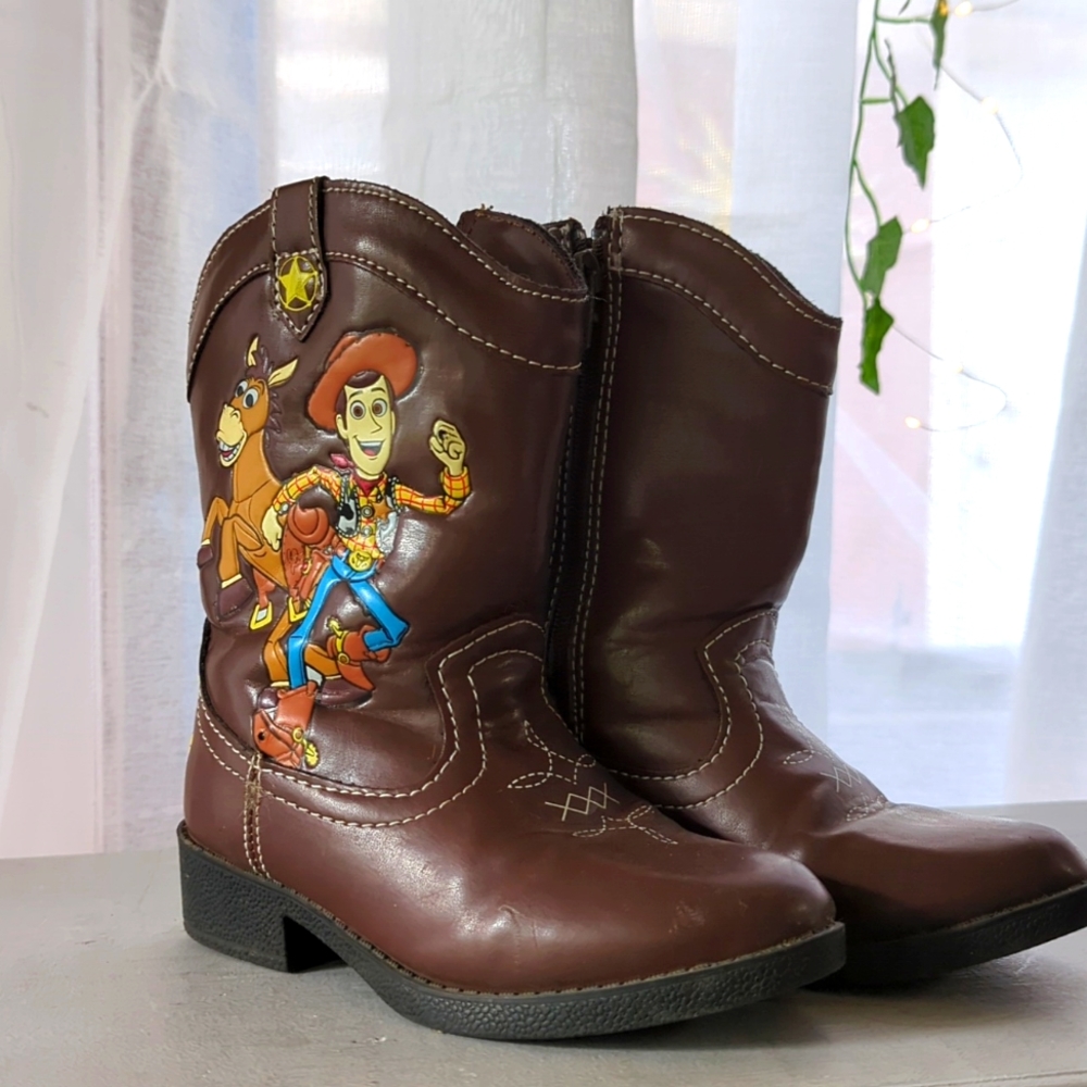 Size 9 Disney Pixar Toy Story light up boots